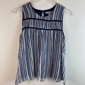12Thompson Stripe Sleeveless Top Size Medium